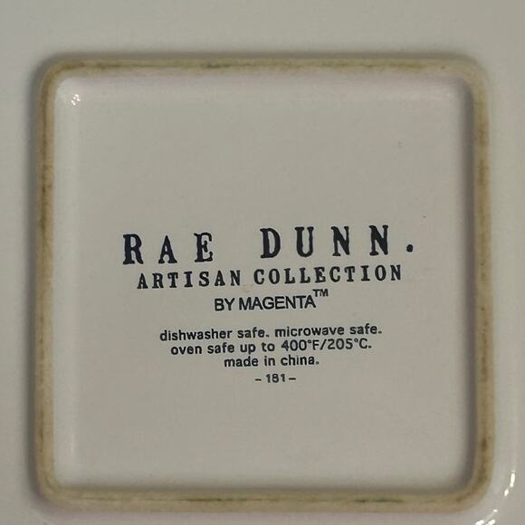 Rae Dunn Trick Or Treat Casserole Dish 8x8 Square Pumpkins Artisan Collection - Picture 4 of 11